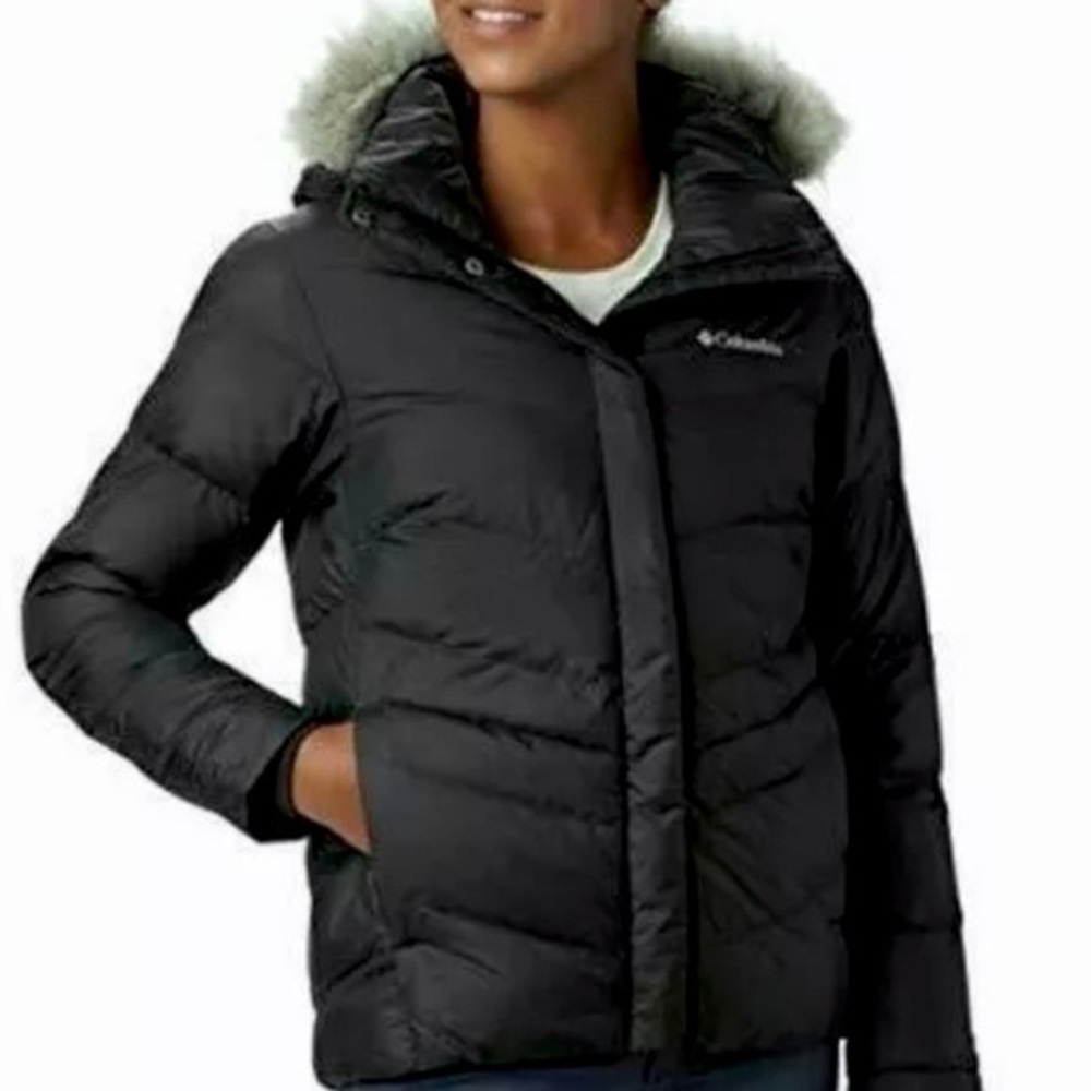 Columbia medium weight puffer jacket sz m